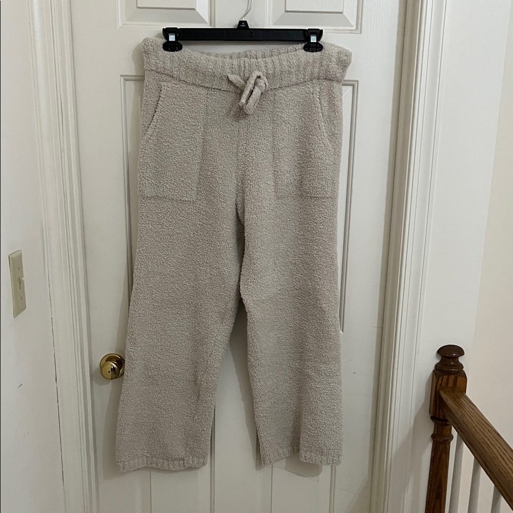 Members Mark Cream Ultra Soft Cozy Sherpa Lounge Pants Size XL